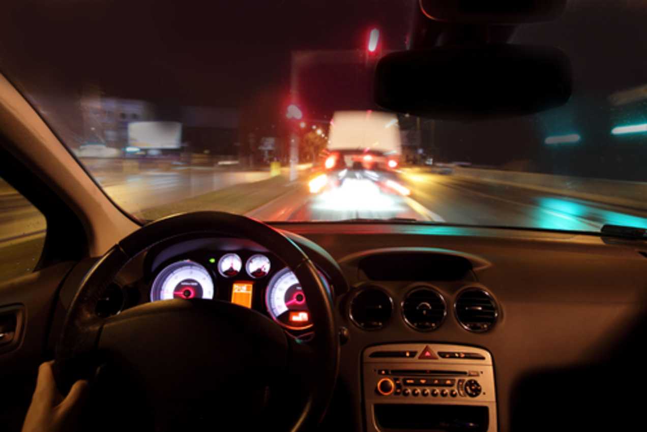 Night Driving with Contact Lenses