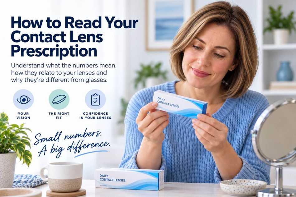 How to read your contact lens prescription
