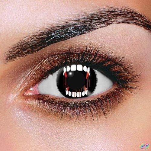 Vampire Teeth Closeup