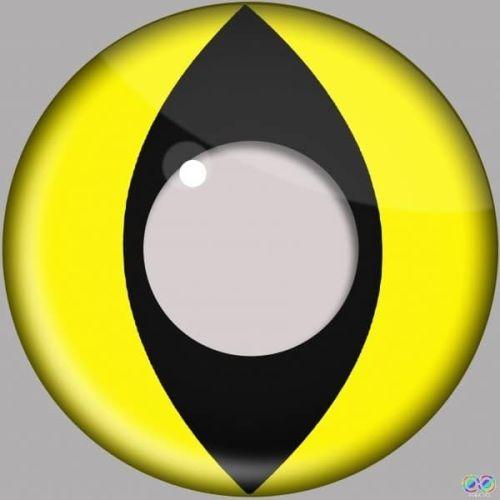 Yellow cat Eye large
