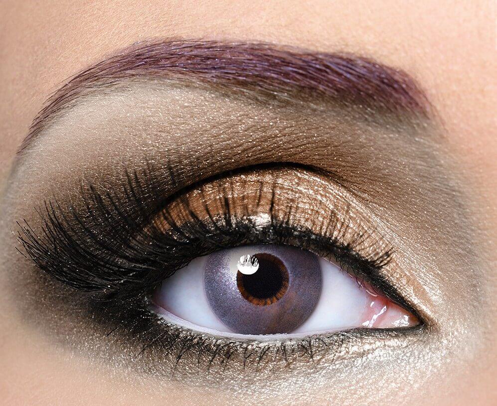 Silver Mirror Cosmetic Contact Lenses